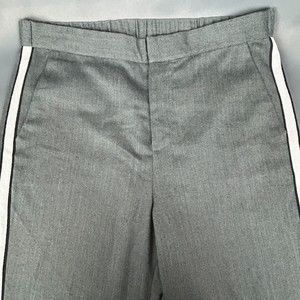 BB Dakota Steve madden Grey Herringbone Tuxedo Stripe Pants Size 4 NEW